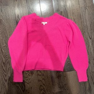 LoveShackFancy Pink scalloped sweater - worn once